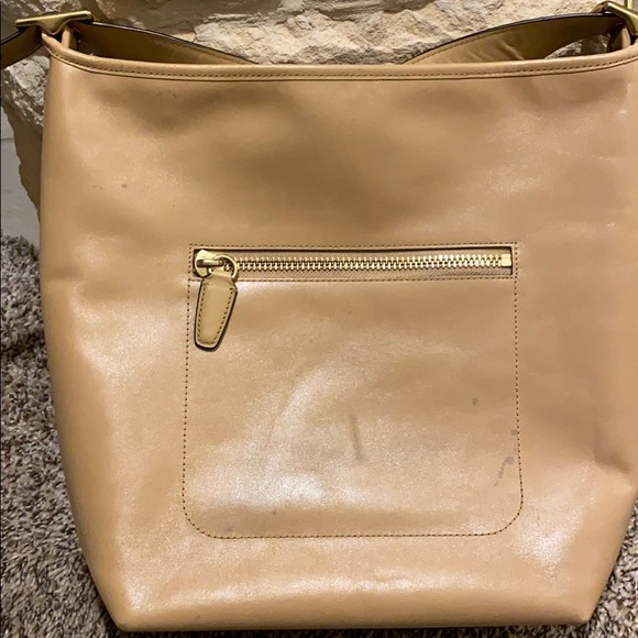 Coach tan leather handbag - Picture 4 of 10